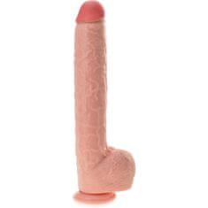 XSARA Obrovské dildo 41 cm umělý penis velký dong na přísavce - 77337155