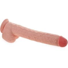 XSARA Obrovské dildo 41 cm umělý penis velký dong na přísavce - 77337155