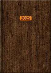 Diár 2025 Wood, týždenný A5