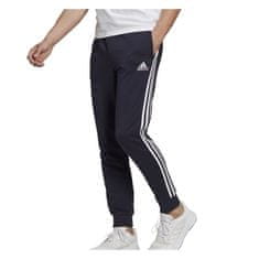 Adidas Nohavice výcvik tmavomodrá 170 - 175 cm/M Essentials Tapered Cuff 3 Stripes