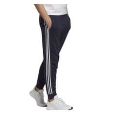 Adidas Nohavice výcvik tmavomodrá 170 - 175 cm/M Essentials Tapered Cuff 3 Stripes