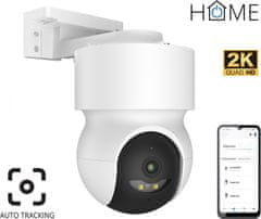 iGET iGET HOME Camera CS8 White - WiFi 2K IP kamera otočná, noční vidění, audio, IP65, auto tracking