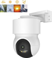 iGET iGET HOME Camera CS8 White - WiFi 2K IP kamera otočná, noční vidění, audio, IP65, auto tracking