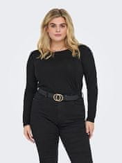 Only Carmakoma Dámske tričko CARLONNY Regular Fit 15304132 Black (Veľkosť 5XL/6XL)