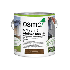 OSMO Ochranná olejová lazúra na drevo - 2,5l orech 707 (12100011)