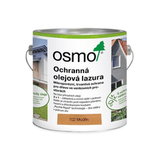 OSMO Ochranná olejová lazúra na drevo - 2,5l smrekovec 702 (12100056)