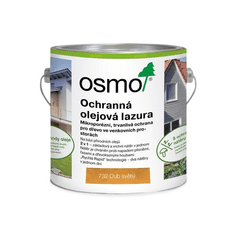 OSMO Ochranná olejová lazúra na drevo - 2,5l dub svetlý 732 (12100266)