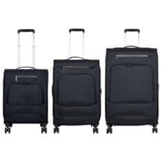 MONOPOL  Sada kufrov Cordoba Black 3-set