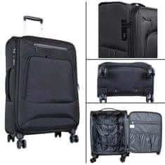 MONOPOL  Sada kufrov Cordoba Black 3-set