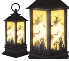 Guirca Dekoračný lampáš so svetlom Halloween 18x9cm