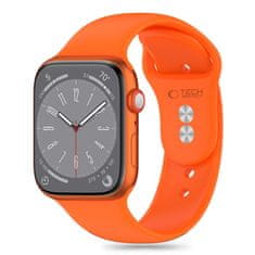 Tech-protect Silicone remienok na Apple Watch 42/44/45/49mm, orange