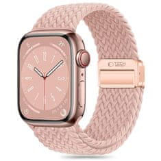 Tech-protect Nylon Mag remienok na Apple Watch 42/44/45/49mm, dusty rose