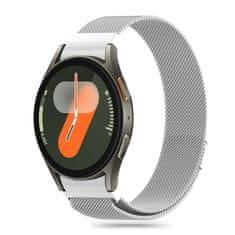 Tech-protect Milanese remienok na Samsung Galaxy Watch 4 / 5 / 5 Pro / 6 / 7 / FE, silver