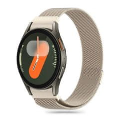 Tech-protect Milanese remienok na Samsung Galaxy Watch 4 / 5 / 5 Pro / 6 / 7 / FE, starlight