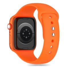 Tech-protect Silicone remienok na Apple Watch 42/44/45/49mm, orange