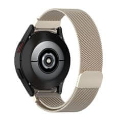 Tech-protect Milanese remienok na Samsung Galaxy Watch 4 / 5 / 5 Pro / 6 / 7 / FE, starlight