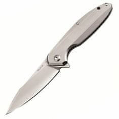 Ruike P128-SF vreckový nôž 9,3 cm, celooceľový, Stonewash