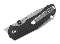 Ruike P671-CB Black vreckový nôž 7 cm, čierna, G10, uhlíkové vlákno