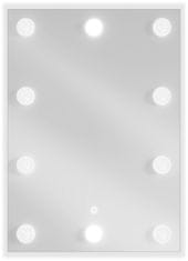 Mexen Mexen Dona osvetlené kúpeľňové zrkadlo 50 x 70 cm, LED 6000K, proti zaparovaniu - 9818-050-070-611-00 - MEXEN