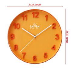 MPM QUALITY Designové plastové hodiny Sunrise E01.4456.60