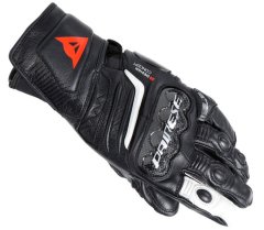 Dainese Dámské rukavice CARBON 4 LONG LADY LEATHER GLOVES BLACK/BLACK/WHITE vel. XL