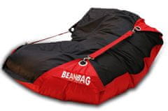 Beanbag Sedací vak 189x140 duo scarlet rose - black