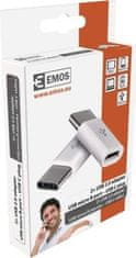 EMOS USB adaptér micro B/F - USB C/M