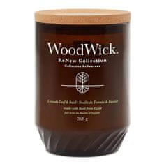 Woodwick Sviečka dekoratívna váza , Paradajkový list a bazalka, 368 g