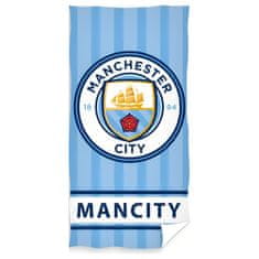 FAN SHOP SLOVAKIA Osuška Manchester City FC, modrá, 75x150, bavlna