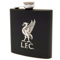 FAN SHOP SLOVAKIA Nerezová ploskačka Liverpool FC, čierna, 170 ml