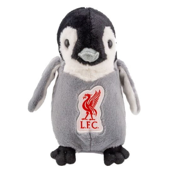 FAN SHOP SLOVAKIA Plyšový tučniak Liverpool FC, sivý, 20 cm