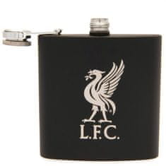 FAN SHOP SLOVAKIA Nerezová ploskačka Liverpool FC, čierna, 170 ml