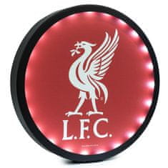 FAN SHOP SLOVAKIA Kovový LED znak Liverpool FC, červený, 25 cm