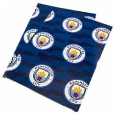 FAN SHOP SLOVAKIA Darčekový baliaci papier Manchester City FC, modrý, 2 hárky