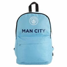 FAN SHOP SLOVAKIA Batoh Manchester City FC, obojstranný, modrý, čierny, 16l