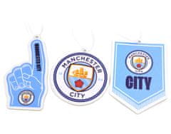 FAN SHOP SLOVAKIA Vôňa do auta Manchester City FC, modrá, sada 3 ks