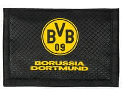 FAN SHOP SLOVAKIA Peňaženka Borussia Dortmund, čierna, 14x10 cm