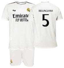 FAN SHOP SLOVAKIA Detský dres Real Madrid FC 24/25, Bellingham, sada, replika | 13-14r