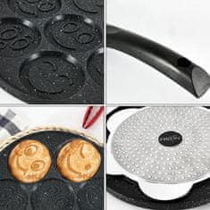 MG Pancakes Emoji panvica na lievance 26.5cm, čierna