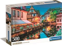 Clementoni Puzzle Staré mesto, Štrasburg 500 dielikov