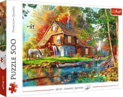 Trefl Puzzle Mlyn pri rieke 500 dielikov