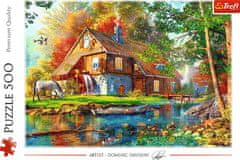 Trefl Puzzle Mlyn pri rieke 500 dielikov