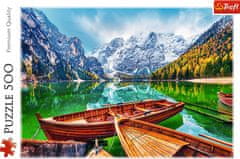 Trefl Puzzle Jazero Braies, Taliansko 500 dielikov