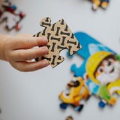 Trefl Drevené puzzle Tlapková patrola: Roztomilý tím psov 24 dielikov