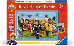 Ravensburger Puzzle Požiarnik Sam v akcii 2x12 dielikov