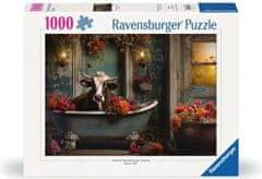 Ravensburger Puzzle Krava vo vani 1000 dielikov