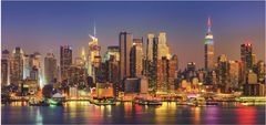 EDUCA Panoramatické puzzle Mrakodrapy v New Yorku 3000 dielikov