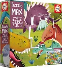 EDUCA Puzzle Dinosaury 28 dielikov