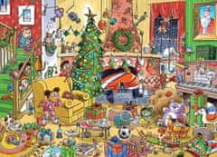 Cobble Hill Rodinné puzzle Chytanie Santy 350 dielikov