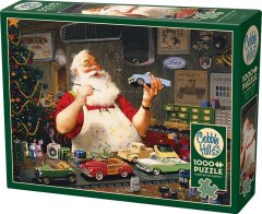 Cobble Hill Puzzle Santa maľujúce autíčka 1000 dielikov